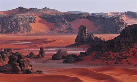 546809 Algeria Sahara Desert Africa Footprint Sand Dune Rare
