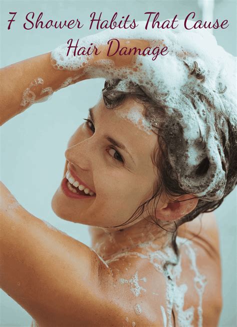 7 Bad Shower Habits That Cause Hair Damage