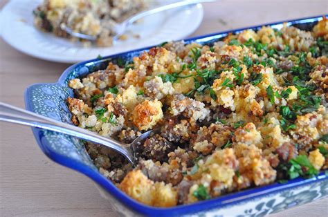 Cornbread Sausage Stuffing Welcome Home