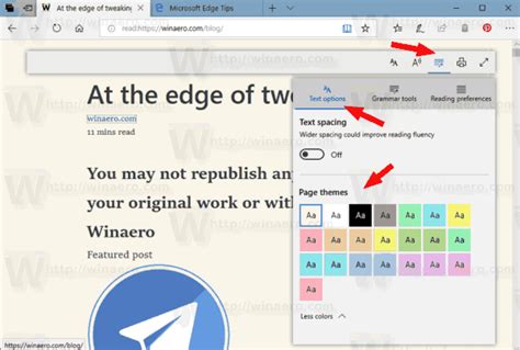 Change Text Size In Microsoft Edge Reading View In Windows Tutorials