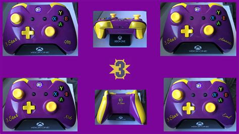 Custom Personalized Xbox One Controllers Original 3 Star Video Game