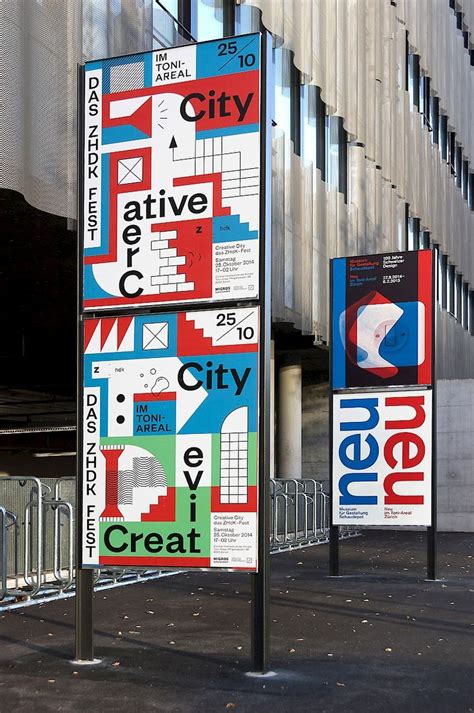 Creative City Plakate - VVK | Graphic design posters, Graphic design, Graphic design art