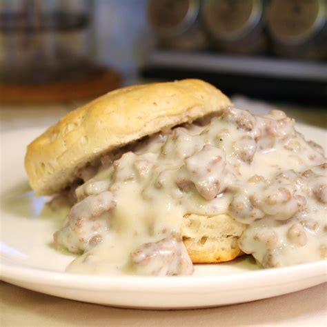 Easy Sausage Gravy And Biscuits Recipe Recipes A To Z