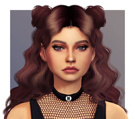 Trillyke Sims Hair Sims 4 Curly Hair Y2k Hairstyles