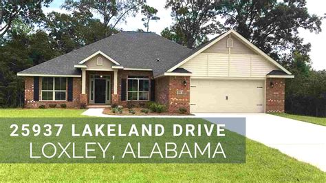 25937 Lakeland Drive Loxley Alabama New Houses For Sale Youtube