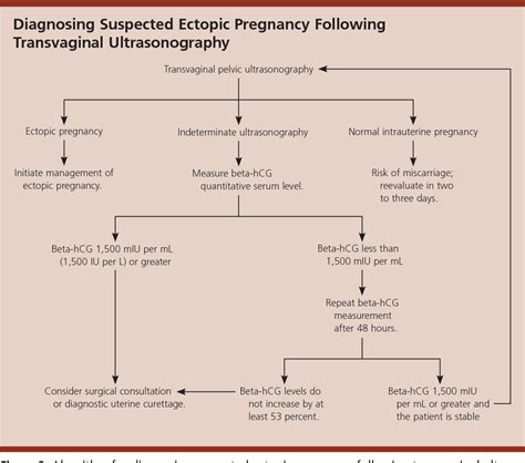 Figure Flowchart Used For The Diagnosis And Management Of Ectopic My