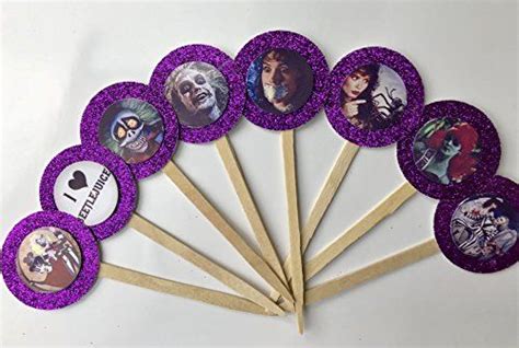 8 Beetlejuice Cupcake Picks Birthday Horror Scary Monster Halloween