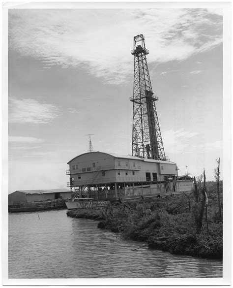 A Docked Oil Rig - The Portal to Texas History