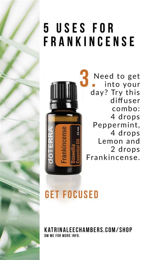 But why would you use an essential oil instead of a pill? Uses for Frankincense essential oil
