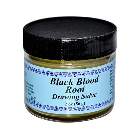 Black Blood Root Drawing Salve 56g 2 Oz Wiseways Herbals Supplement