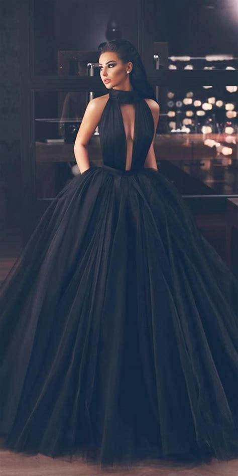 33 Beautiful Black Wedding Dresses That Will Strike Your Fancy Wedding Dresses Guide Ball