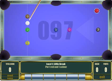 An Image Of A Pool Game Being Played On The Nintendo Wii