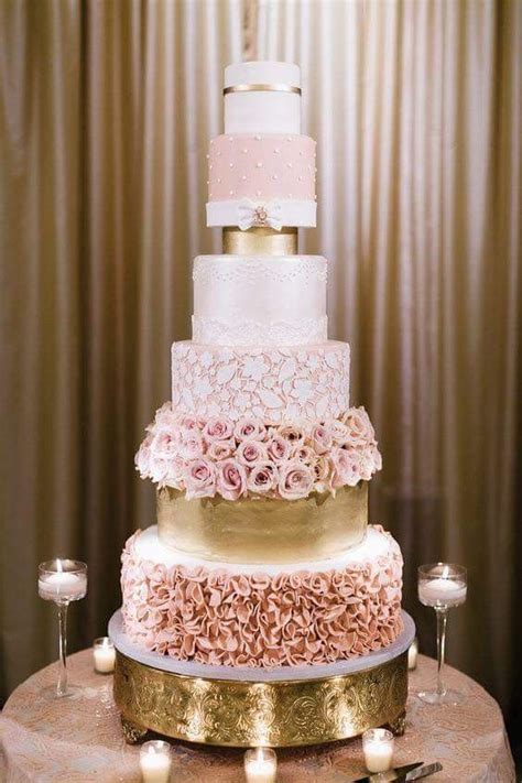 Luxury Wedding Cake Gold Wedding Cake Luxe Wedding Beautiful Wedding