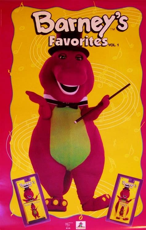 Barneys Favorites Volume 1 Poster By Bestbarneyfan On Deviantart