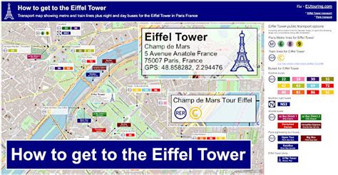 How To Get To The Eiffel Tower In Paris Using Public Transport