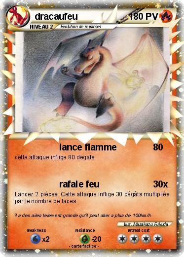 Pokémon Dracaufeu 1019 1019 Lance Flamme Ma Carte Pokémon