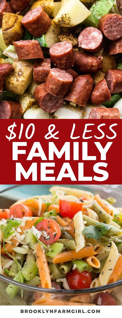 25 Cheap Meals For Large Families Under 10 Brooklyn Farm Girl