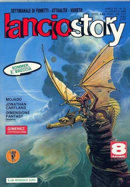 An Image Of A Magazine Cover With A Dragon On It S Back And The Title In Spanish