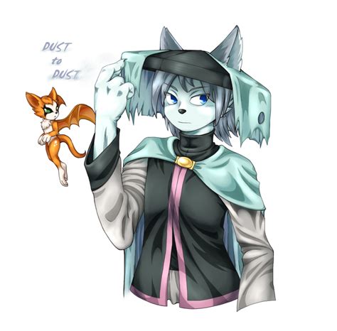 Furrybooru Anthro Blue Hair Canine Chest Tuft Clothed Clothing Duo