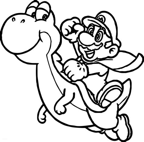Super Mario Printable Coloring Pages