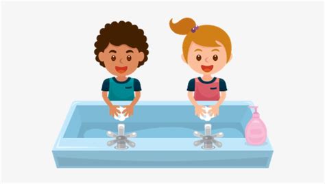 Hands Step Png Ile Girl Washing Hands Clipart Transparent Png Clip