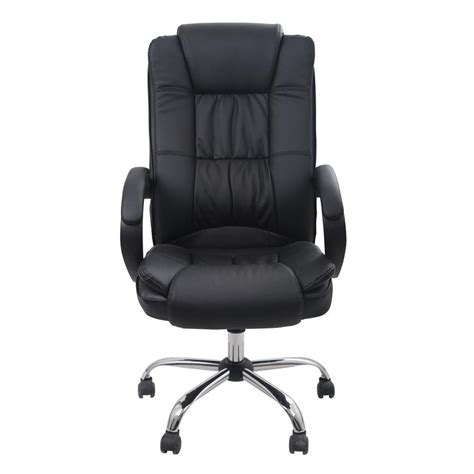 Home » office desk » office desk chairs office depot. Classic Bonded Leather Executive Office Chair with Adjustable Height, Black-OF-12003 - The Home ...