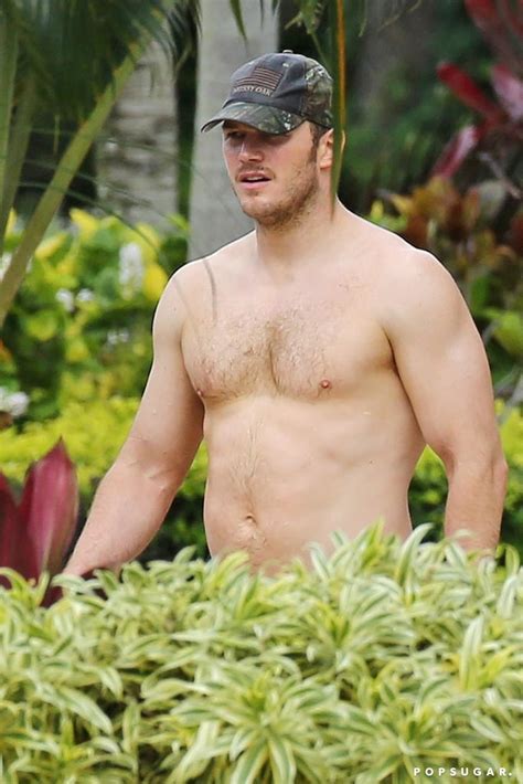 Chris Pratt Shirtless In Hawaii Pictures June POPSUGAR Celebrity
