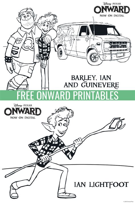 Last night, we had a movie night and all watched onward together as a family. Disney Pixar Onward Printables For Kids