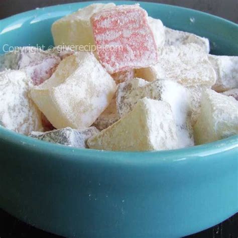 Turkish Delight Recipe In Two Ways Homemade Lokum Give Recipe
