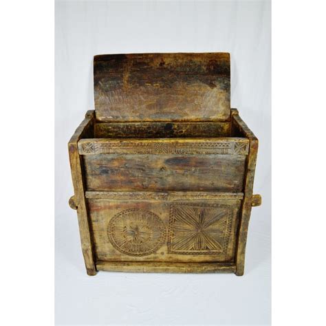 Ancient Kafiristan Wooden Dowrytreasure Chest Chairish