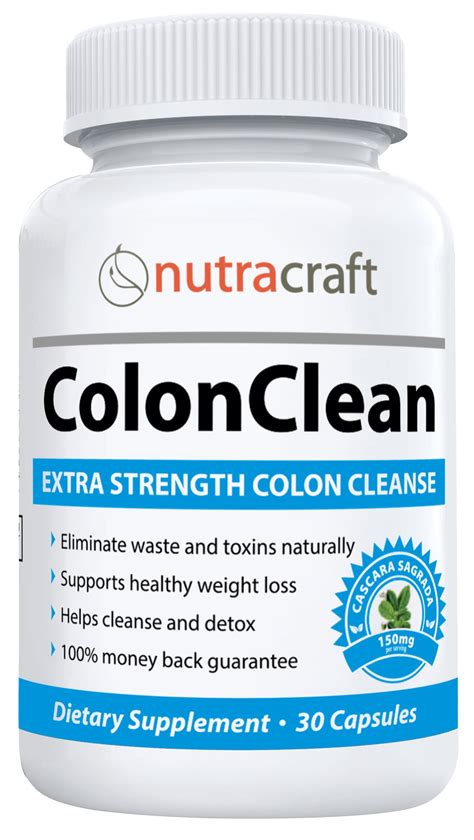 Colonclean 15 Day Colon Cleanse And Detox 30 Capsules Nutracraft