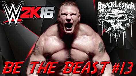 Wwe 2k16 Brock Lesnar S02 13 Ppv Hell In A Cell Youtube