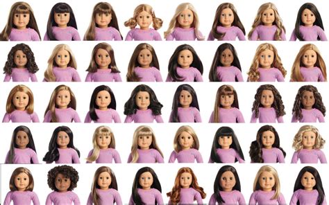 Visual Chart Of Truly Me Dolls