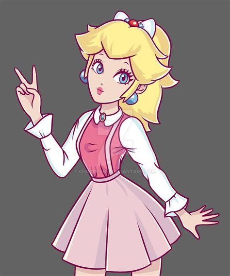 Peach Finished By Chocolona Deviantart Com On DeviantArt Super Mario