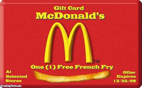 Maybe you would like to learn more about one of these? Check mcdonalds gift card balance - Gift cards