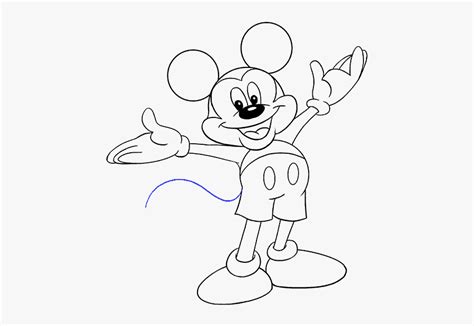 How To Draw Disney Characters Sketsa Mickey Mouse Keren Free