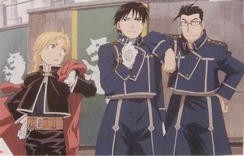 Edward Elric Roy Mustang And Maes Hughes Edward Elric Wallpaper