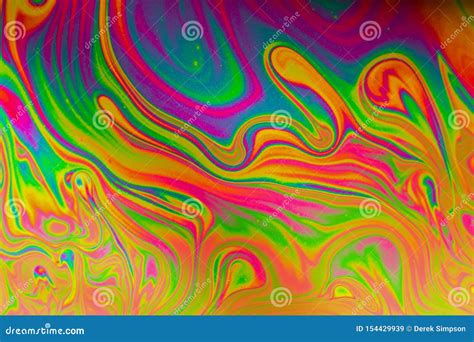 Vivid Multicolored Trippy Abstract Showing A Rainbow Effect Of