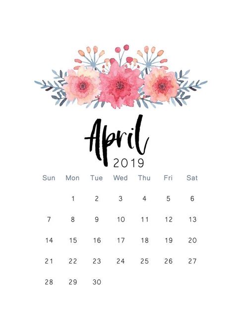 Pin By Kathryn Berger On Calendars April Calendar Printable Calendar