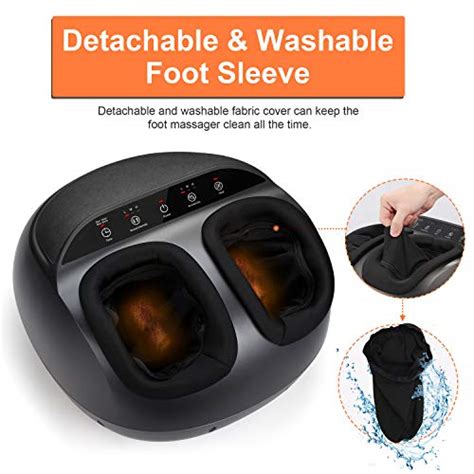 Renpho Shiatsu Foot Massager Machine With Heat Deep Kneading Therapy