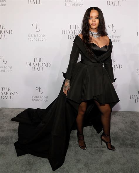 rihanna in ralph and russo couture at the 3rd annual diamond ball vogue