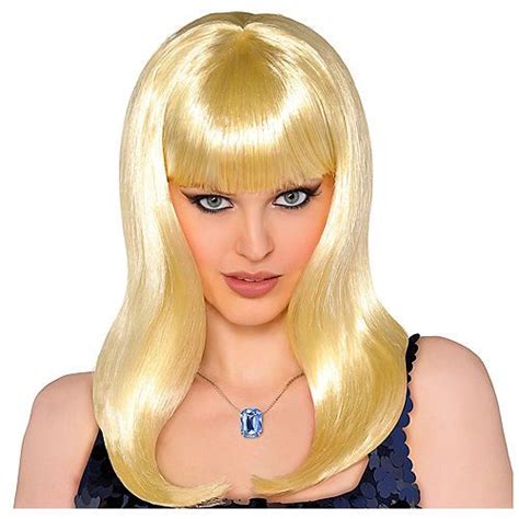 Classic Beauty Long Blonde Wig With Images Blonde Wig Halloween