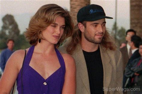 Awesome Couple Andre Agassi With Brooke Shields Super