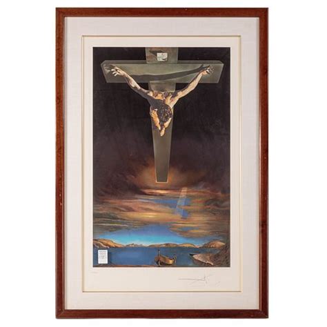 Salvador Dali Christ St John On The Cross Sold At Auction On 14th