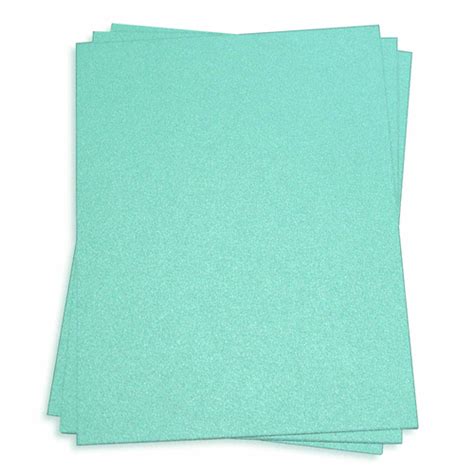 Turquoise 8 12x11 Metallic Stardream Lagoon Card Stock 105lb Lci Paper