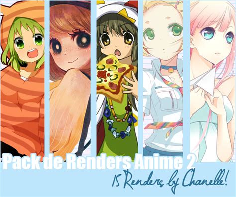 Pack De Renders Anime 2 By Chanellefantasy On Deviantart