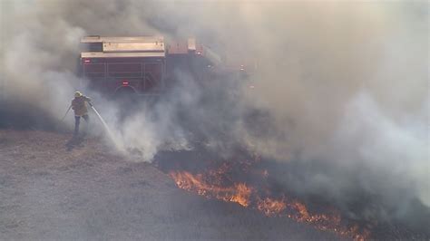 Grass Fires Break Out Across North Texas In Addition To Parker County