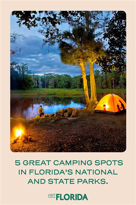 Most free campsites are not in developed campgrounds. 5 Great Camping Spots in Florida's National and State ...