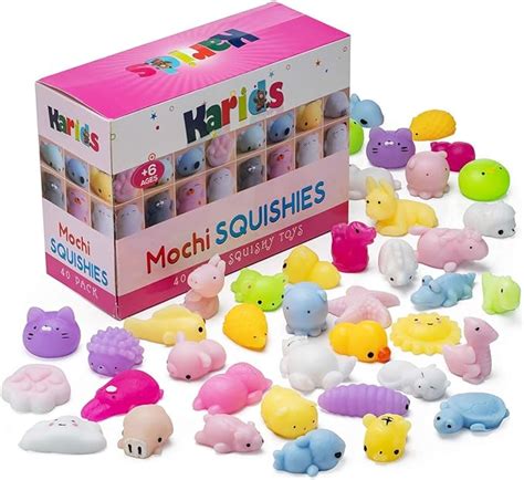 Mini Animal Kawaii Squishy Pack 40 Pieces Random Mochi