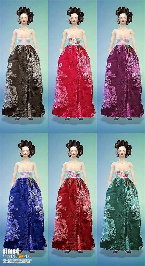 My Sims 4 Blog Traditional Korean Costumes For Females By